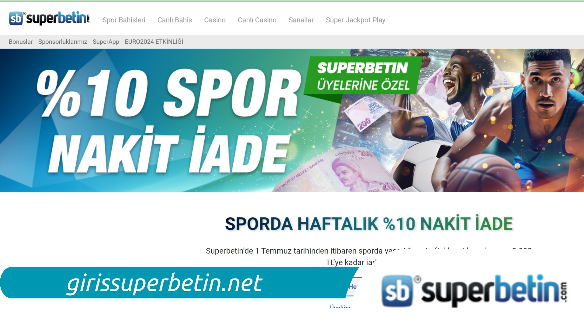 Superbetin Kayıp Bonusu 